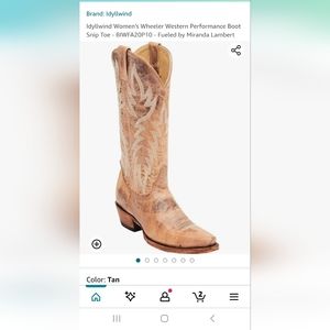 Idyllwild Boots tried on Once too Big
